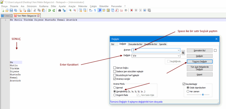 Profesyonel Notepad++ Kullanımı - 100 NUMARALI ADAM